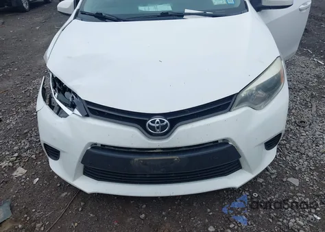 2014 Toyota Corolla Le из США, поврежденный, VIN 2T1BURHE5EC167601